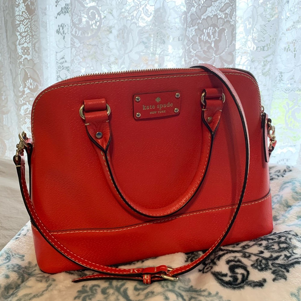 Kate Spade Wellesley Rachelle Red Crossbody Bag